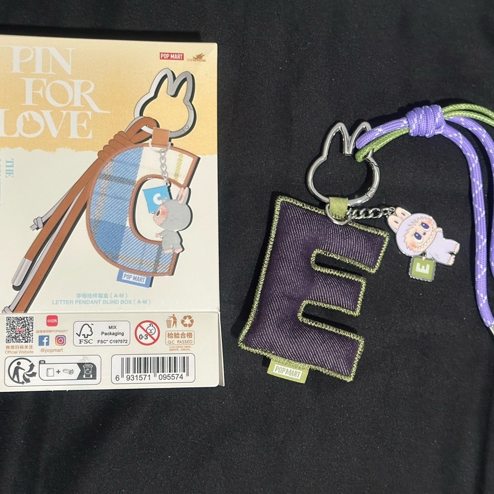 Pin for Love Letter Pendant Letter E